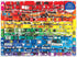 Galison 1000 Piece Jigsaw Puzzle: Rainbow Toy Cars for Families, Unique Image with Varying Colors