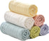 Skin,12x12 inches, 6 Pack MUKIN Baby Washcloths, Soft Absorbent Cotton Burp Cloths, Burping Cloth for Newborn Sensitive