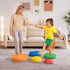 voopark 5 Pack 3-6, Stepping Stones for Kids - Non-Slip Balance Stepping Stones, Sensory Outdoor Toys for Toddlers Age