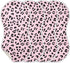GOODOLD Set 2 Pack Leopard Print Pink Muslin Baby Burp Cloths - Super Absorbent and Soft Burping Rags - Cotton Burp