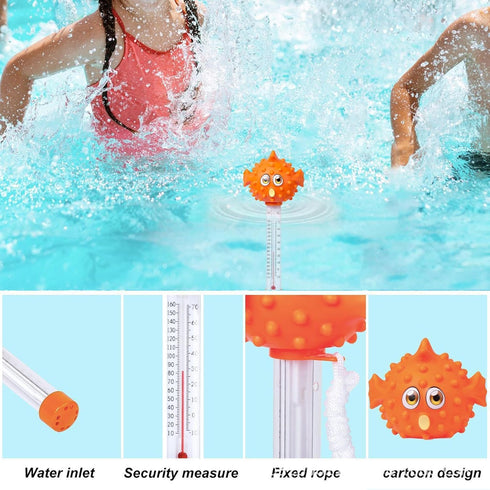 Generic Swimming Summer Pool Temp Meter - Floating Easy Read Waterproof - Spa Temperature Meter for Hot Tub,for Gym
