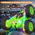 360 4WD Terucle Remote Control Car, Rc Cars Stunt RC Car Toys Upgraded Strip Lights and Headlights Kids Toys