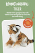 Living Nature Large Tiger Cub Stuffed Animal, Fluffy Soft Toy Gift for Kids, 12 inches