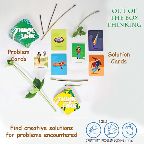 Think A Link Travel Card Game by TrunkWorks – Family Friendly for Ages 5+ – Develops Creative Thinking and Problem
