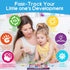 15 3-5 HarVow Busy Book with Classified Storage Box & Double-Sided Writing Board, Themes Montessori Preschool Learning