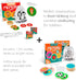 Cottify 2-Pack Wooden Memory Matching Game for Toddlers, Durable Memory Game for Kids 3-5 Years, 72 Cards