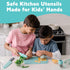 Set 25 Set, 5+ MindWare Playful Chef: Deluxe Charcuterie Kit Real Kids Cooking - Kids Cooking Utensils Including Safe