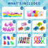 SeaCross 145 Pack, Pcs Party Favors for Kids, Pop Fidget Toys Goodie Bags Fillers for Kids Birthday Party, Prizes