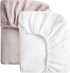 SOULFUL Muslin Crib Sheets for Boys Girls, 2 Pack Soft and Breathable
