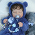 Set 3 SCOM Reborn Baby Doll Accessories - Rainbow Transparent Magnetic Pacifiers & Removable Reusable Baby Doll Bottles