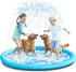 SLOOSH Splash Pad Sprinkler Mat - 6ft Tropical Leaves Outdoor Water Play