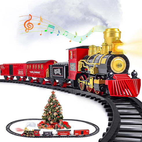 Letapapa Train Set, Christmas Train Sets for Under The Tree, Electric Train