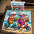 PICKFORU Summer 1000 Beach Piece Puzzle for Adults, Funny Beach Ride Jigsaw Puzzles, Unique Difficult Grandma