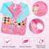 Bassion Smocks for Kids, Toddler Art Smock Waterproof Long Sleeve with 3 Pockets for Age 2-6 Years