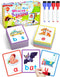 Gojmzo CVC Word Writing & Spelling Flash Cards, Preschool Learning Activities for Kindergarten Homeschool Supplies