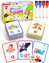 Gojmzo CVC Word Writing & Spelling Flash Cards, Preschool Learning Activities for Kindergarten Homeschool Supplies
