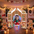 7 43 51 Bucherry Pcs Gingerbread Playhouse Christmas Gingerbread House Decorations Christmas Cardboard Castle