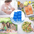 Teamoy Breastmilk Ice Pack - Pack of 2, Bottle Ice Packs for Breastmilk Storage for Working Moms