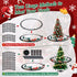 SHXYKZ Set, Set, 2 Hanging Christmas Train Under The Christmas Tree Train Toy Train for Christmas Tree with Real
