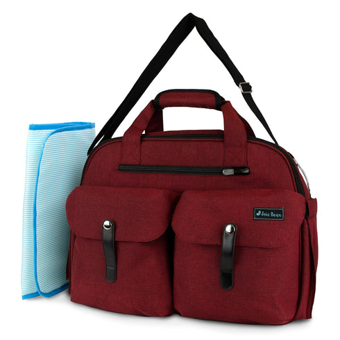 JOIE BEAN Tote Diaper Bag for Mom, Dad | Large Messenger Baby Bag with