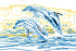 7 Ravensburger CreArt Delightful Dolphins Paint by Numbers Kit for Kids - Painting Arts and Crafts for Ages and Up