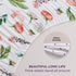 2 Pack Pobibaby - Premium Fitted Baby Girl Crib Sheets for Standard Crib Mattress - Ultra-Soft Cotton Blend, Safe