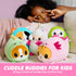 11" JOYIN Axolotl Plush Toy, Kawaii Axolotl Cat Plush Toy, Soft Plushie, Cute Stuffed Animal Pillow for Kids