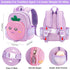 Accmor Backpack 4 1 Backpacks Pack 1-3 Toddler with Leash, in Kid Mini with Anti Lost Wrist Link, Cute Child Harness