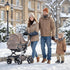 Zooawa Stroller Gloves, Universal Stroller Hand Muff with Warm Polar Fleece, Baby Stroller Gloves with Hook and Loop
