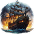 WOODBESTS Wooden Puzzle for Adults, Sailing Ship Puzzle (L, 300pcs, 13.8"x13.6") Unique Shape Jigsaw Puzzles