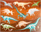 Stephen Joseph Educational Puzzle with Canister, 48-Piece Animal Puzzle for Kids Ages 3-5, Dinosaur Fossil