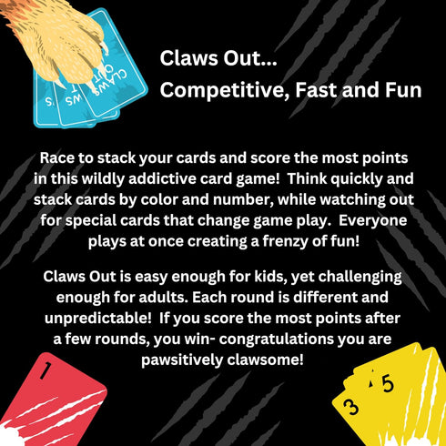 Fun Card Game - Competitive, Fast and Fun for Adults, Teens, Kids, Strategic Family Games