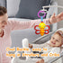 Baby Toys, Cartoon Animal Hanging Rattle Toys, Handbells Baby Rattles, 4 Pack for Infant Travel Stroller