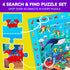 100 4-6 4xSET 6-8 5-8 QUOKKA Piece Puzzles for Kids Ages Jigsaw Puzzles for Kids Ages Educational Search & Find Game