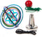 Joytech Precision Gyroscope Kill Time Metal Anti-Gravity Spinner Balance Toy, Colorful JA05