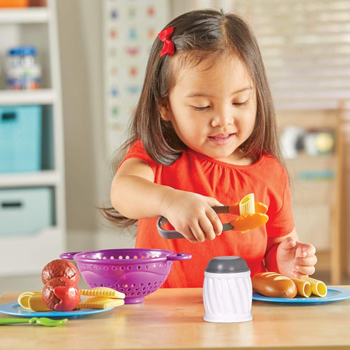 20 2+ Learning Resources New Sprouts Pasta Time - Pieces, Ages Pretend Play Food for Toddlers, Preschool Learning Toys