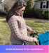 Maxby Stroller Phone Holder, Shopping Cart Phone Holder - Stable & Secure Fit on Handlebars, One-Hand Operation, 360