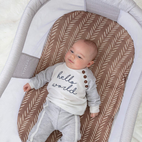Pobibaby 2 Pack Premium Bassinet Sheets for Standard Bassinets, Ultra-Soft Cotton Blend, Wildlife