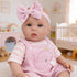 18Inch 3+ Milidool Lifelike Reborn Baby Dolls Realistic Baby Girl Dolls Newborn Baby Girl with Pink Doll Clothes