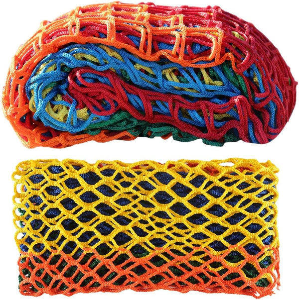 Multicolor Safety Rope Net for Kids, Exterior Guardrail Net for Stair Balcony, Knotless Fence Protective Netting