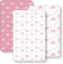 Baby Bedside Bassinet Sheets Fitted Girl, 33x20 Compatible with Baby Delight Dream