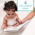 Infantino Color Reveal Bath Book, Baby & Toddler Water Reveal Book for Bath Time Fun, Ocean Theme, Mess-Free, Soft EVA