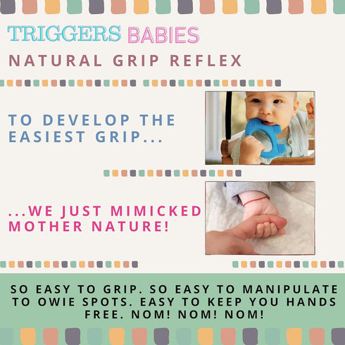 Teething Toys for Babies Age 0 to 6 Months - Baby Elefun 5X Pain Relief Smart Teether - Silicone Baby Teething Toy Ring
