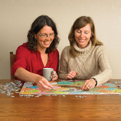 1000 Cobble Hill Piece Puzzle - Easter Eggs - Sample Poster Included