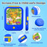 Qiaojoy 3-5 2000+ 3 4 5 6 Kids Learning Tablet Bilingual, Montessori Educational Learning Toys for Toddlers Year Olds