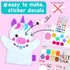 5-8 Set, 8 EZCRA Unicorn Hand Puppet Making Kit for Kids Age - DIY Puppet Making Craft Kit - Creative Arts & Crafts