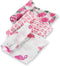 LollyBanks Muslin Swaddle Blankets, 100% Cotton Baby Swaddle Blanket for Girls, Soft