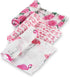 LollyBanks Muslin Swaddle Blankets, 100% Cotton Baby Swaddle Blanket for Girls, Soft