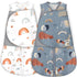 GUNTAIL Newborn Sleep Sack Baby Swaddle,3-Way Adjustable Wearable Blanket,100% Rayon Cotton Swaddling