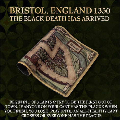 Bristol 1350 Deluxe Board Game of Strategy, Deceit, and Luck for 1-9 Players